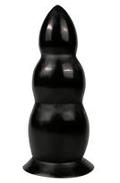 All Black Anal Dildo 23cm