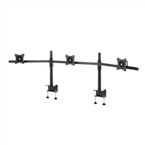 EDBAK Desk Mount | SV11 desk mount for three monitors | Height adjustment, tilt | 19-27 " | Black|WUBI-SV11c-B