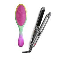 Olivia Garden Aurora Rose And Babyliss Pro Elipsis 31Mm: Detangler +Straightener 31Mm
