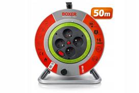 Boxer prailgintuvas su metaline rite 50 m, IP44, 3x2,5 mm², juodas