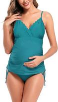 Dviejų Dalių Nėščiosios Maudymosi Kostiumėlis Tankini Shekini Xl, Turkio Spalva, XL