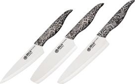 Samura Samura INCA CERAMICA BIANCO Rinkinys 3 vnt (pjaustymo peilis - nakiri - šefas) | 4751029323323 | 4751029323323