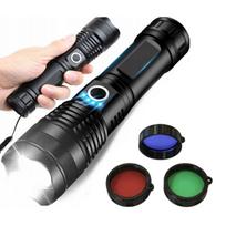 Žibintuvėlis baltos šviesos + RGB filtrai