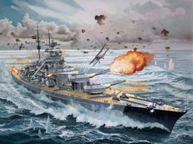 Revell plastikinis modelis — karo laivas Bismarck