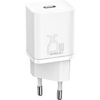 Baseus CCSP020102 Super Si 25W PD USB-C Fast Adaptive Charger 5V 3.1A / 12V 2.1A White CCSP020102