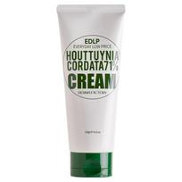 Derma Factory EDLP Houttuynia Cordata 71% Hydrating Cream 120g – Intensive Soothing & Moisture Lock, Vegan, Korean