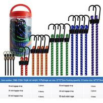 Bucket-Packed 8mm Elastic Rope: Essential Multi-Style Luggage & Camping Gear
