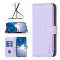 Odinis atlenkiamas piniginės dėklas skirtas Xiaomi Redmi 15 15C A5 A4 A3 Pro 14C 4G 5G Redmi15 c Dėklai Magnetinės kortelės angos Telefono dangtelio korpusas Redmi 15 Global 169 violetinė