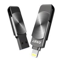 Eaget Multi-Interface Mobile & PC USB 3.0 Flash Drive 128GB juoda spalva
