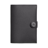 Hermes R.M.S 9 Silver Buckle Evercolor Leather Passport Holder Men passport holder Slate-Gray H084149CKBH Slate Gray