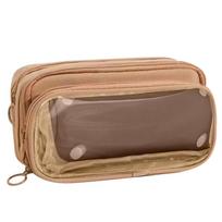 Large Capacity Removable Pain Bag with Zipper Stationery Box Cute Packaging Bag  Student kava
