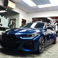 Automobilio lipdukas Šešėlių mėlyna metalinė Automobilio plėvelė PET lipdukas Be burbuliukų Automobilio lipdukai Automobilio priedai Išorė Interjeras 10x152cm
