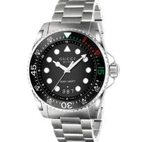 Gucci YA136208 vyriškas laikrodis 45mm sidabras