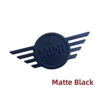 Metalinis automobilio logotipas Priekinė galinė emblema Lipdukas Mini Cooper Countryman Clubman JCW F55 F56 R55 R56 R60 F60 Automobilio priedai matinė juoda spalva