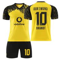 2025-2026 Dortmundo namų vaikų futbolo apranga Nr.10 Brandt suaugusiųjų marškinėliai 16