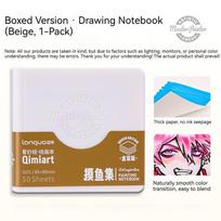 50 Sheets Portable Drawing Sketchbook Thick Cardboard Mini Acrylic Marker Pens Colored Pencils Art Book for Watercolor Painting smėlis