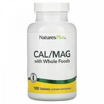 NaturesPlus- Kalcis/Magnis su sveikais maisto produktais, 180 tablečių