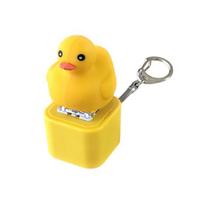 1/2/3 vnt. Ducky Caps raktų pakabukas, fidget žaislas, garsinis pakabukas, streso malšintuvas, ančiuko klaviatūros fidget žaislas, raktų pakabukas 1pc