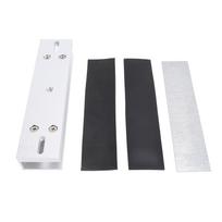 Magnetic Lock U Shape Bracket Aluminum Alloy 280kg 600lbs Electromagnetic Lock U Bracket for Frameless Glass Door