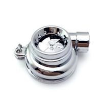 1Pc Mini Turbo Turbocharger Spinning Turbine Car Interisor Accessorie Keyring sidabras