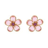 Swarovski Florere Gėlių Auskarai Moteriški Auskarai Rožiniai 5656635 Pink,F