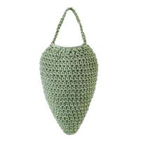 Honeybee Nest Deterrent Bag Cotton Woven Honeycomb Shape Hanging Storage Bag Wasp Repellent Bag for Outdoor S žalia