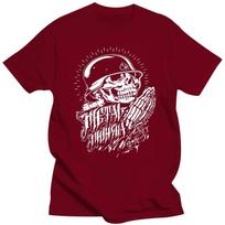 Unisex Mulisha Motokroso Metaliniai Marškinėliai Vasariniai Medvilniniai Marškinėliai S brown