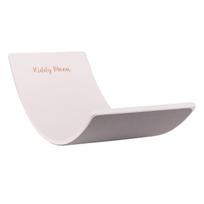 KiddyMoon medinė balansavimo lenta vaikams medinė žaislas vaikams balansavimo lenta kūdikiams mediniai žaislai 80x30cm, balta 83x29,5x1,7/Felt