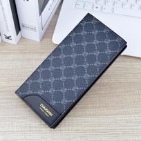 Vintage Design Long Wallets for Men Business Card Holder Tri-fold Purse Wallet 18.5cm*9.2cm*1.8cm juoda