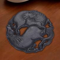 Cast Iron Resistant Plate Without Molten Metal Sliding Double Horse Shape