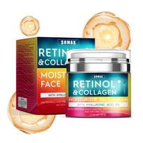Retinol Pressed Face Cream 50ml Mooth Delicate Radiant and Translucent Rapid Absorption of Skin Retinol Anti Aging Serum 1 bottle