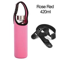 420-1500ML Sport Water Bottle Case Insulated Bag Neoprene Pouch Holder Sleeve Cover Carrier For Mug Bottle With Shoulder Strap