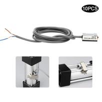 10 vnt. magnetinis jungiklis CS1‑F 10W nendrinis pneumatinio cilindro įjungimo/išjungimo jungiklis SI SU SC JSI MI MA50‑63