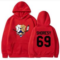 Shoresy69 Sudbury Mėlynių Buldogai Hoodies Vyriški Gatvės Stiliaus Ilgomis Rankovėmis Laisvalaikio Moteriški Džemperiai Su Goptu Animacinių Grafikos Drabužiai Hoodie S