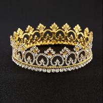 Vyriška karūna Tiara Princo karūna Karaliaus grožio konkurso karūna Karalienės baro pasirodymo karūna Unisex karūna