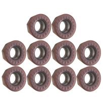 10PCS CNC Carbide Inserts Indexable Round Milling Inserts Lathe Cutting Tool Machine Clip Type