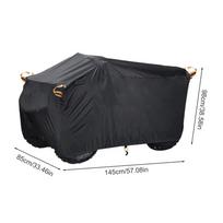 ATV Cover Waterproof Heavy Duty Tear-Resistant Protection Tarp Windproof ATV Covers For Rainy Weather Summer Sun Exposure Winter