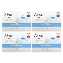 Dove, Care & Protect, Antibakterinis grožio muilas, 4 pakuotės, 106 g (3,75 uncijos) kiekviena