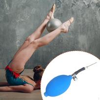 Artistic Gymnastics Ball Pump Air Inflatable Hand Lightweight Compact Rubber Small Inflator for mėlyna