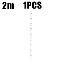 2M Children's Height Measurement Stickers Height Measuring Tape Wall Stickers Removable Waterproof Transparent Height Stickers