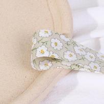 5yards Elegant Pastoral Flower Printed Ribbon for Clothing Sewing Supplies DIY Hair Bows Gift Wrapping Craft Accessories 25mm-5yard