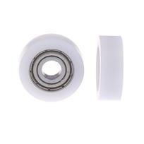 5*17*6mm Nailoninis Plastikinis Ritininis Kreipiamasis Ratukas su 695zz Guoliu, POM Medžiaga, Stalčiams, Langui, Durims, Skriemuliui, Ritinėliui one size
