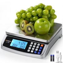 110lb Food Scale Commercial Kitchen Scale with Price Computing Plug-in Usable 0.05oz/1g 304 Stainless Steel for Cooking Vegetab United States