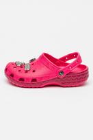 Crocs Moteriški Saboti Slingback Sandalai su Perforacijomis, Fuksijos, Sidabriniai, 36-37 ES 36-37 sidabras/fuksija