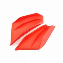 2 VNT. Motociklo spoilerio sparnas sparnelis aerodinaminis šoninio sparno pelekas spoileris Suzuki Honda Yamaha SMAX155 Kawasaki Universalus raudona