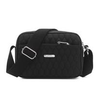 Įprastas nailoninis pečių krepšys moterims Daugiafunkcinis „Messenger“ rankinė ir piniginė Madinga „Crossbody“ krepšys pirkinių telefono piniginė 23*11*16cm juoda