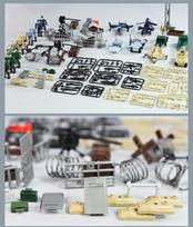1:36 Mastelis Modernus Karinis Batisbrick Mega Statybinis Blokas Ww2 Kareiviai Armija Jūrų Laivynas Oro Specialiosios Pajėgos Veiksmo Figūrėlės Ginklo Blokas Žaislas
