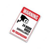 CCTV Camera Signs Reflective Anti UV Protected Metal Sign CCTV Camera Sign for Home and Business Security C