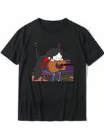 Adventures Time Anime T-Shirt Marceline Vampire Queen Live At Candy Tavern Short Sleeve Funny Design Aesthetic Men Tumblr T Shirt S juoda