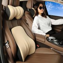 Automobilio vairuotojo pagalvės vieta Atminties putplasčio automobilio juosmens atrama nugaros pagalvėlė Automobilio sėdynės kaklo pagalvė Plaunama auto pagalvės pagalvėlė headrest-bk